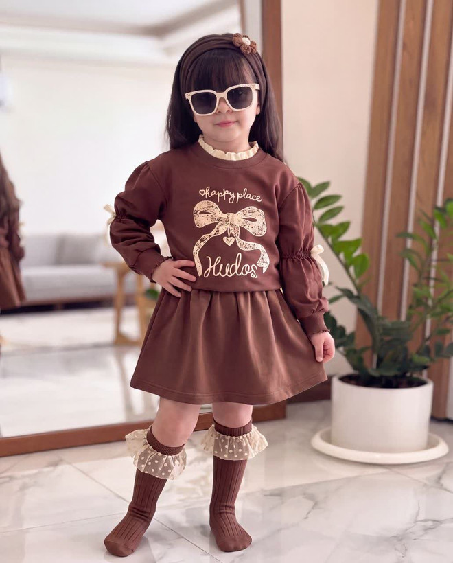 لباس و دامن پاپیون کد 1061
